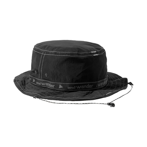 And Wander JQ Tape Hat Black 5742286148 Degli Uberti